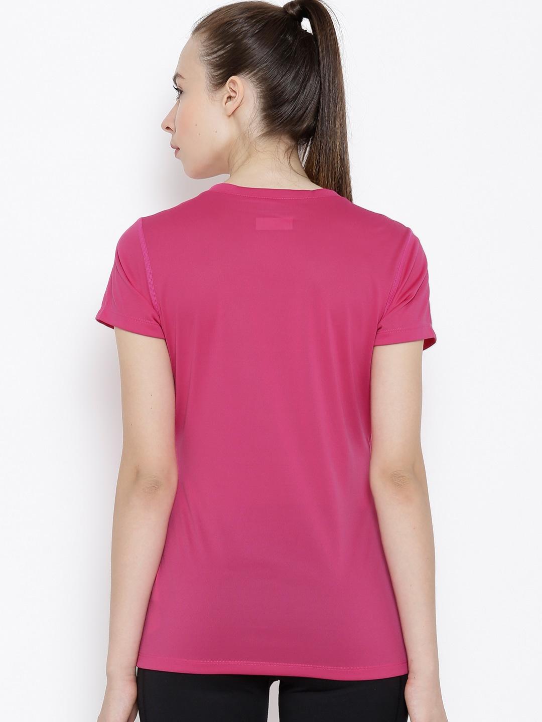 Columbia Women Red Omni-Wick Tech TrekShort Sleeve Tshirt