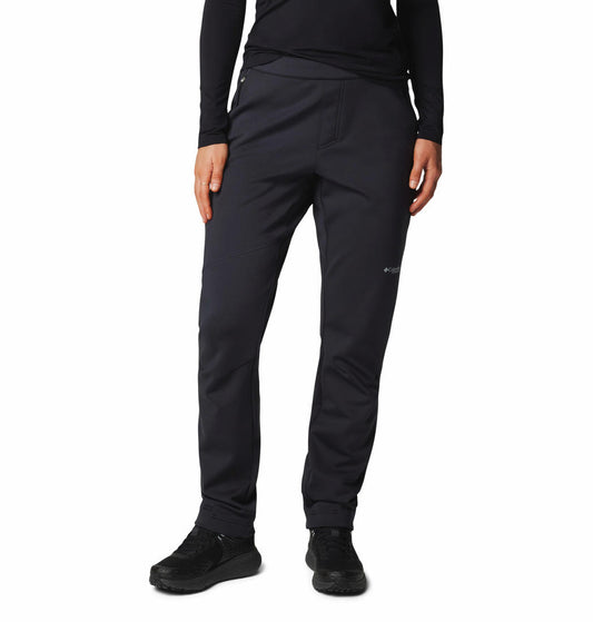 Columbia Womens Black Vast Canyon High-Rise Softshell Pant