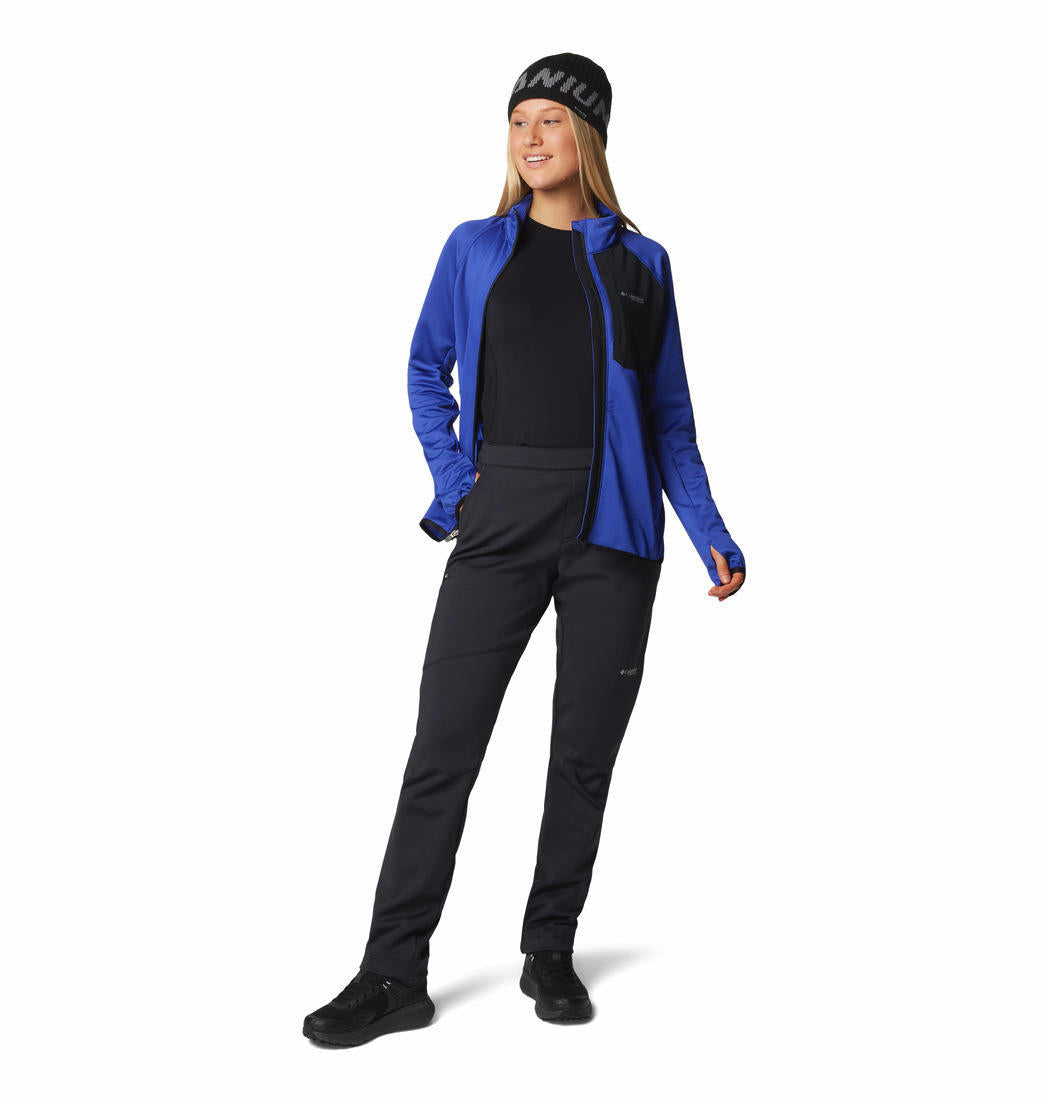 Columbia Womens Black Vast Canyon High-Rise Softshell Pant