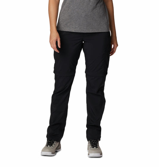 Columbia Womens Black Silver Ridge Utility Convertible Pant