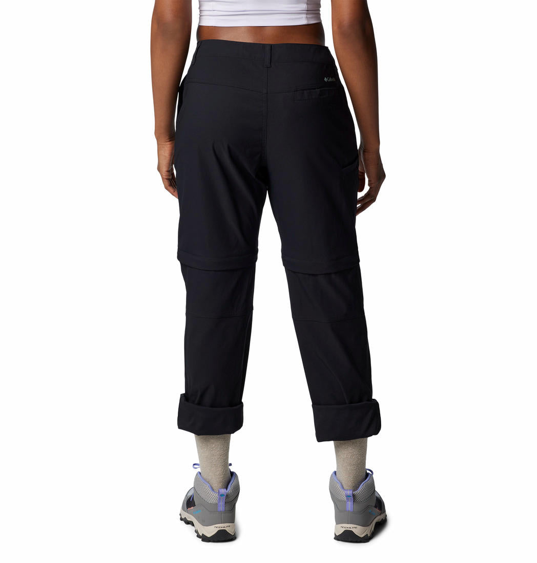 Columbia Womens Black Leslie Falls Convertible Pant