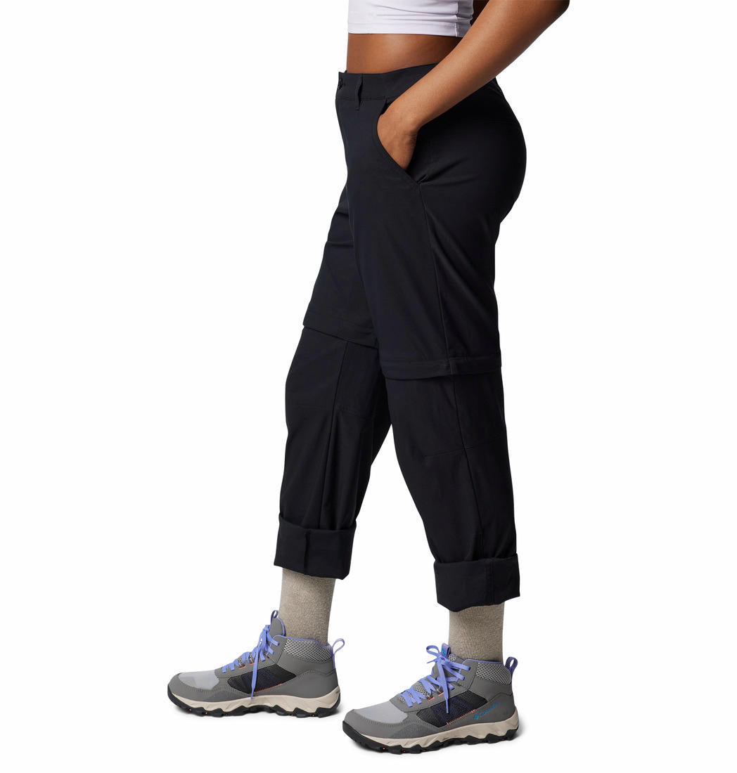 Columbia Womens Black Leslie Falls Convertible Pant