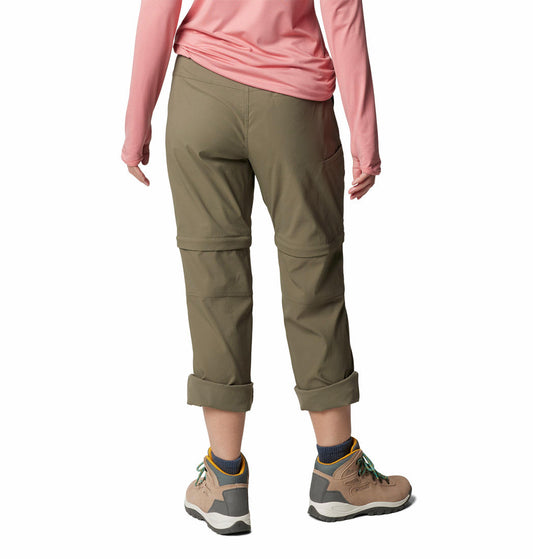Columbia Womens Green Leslie Falls Convertible Pant