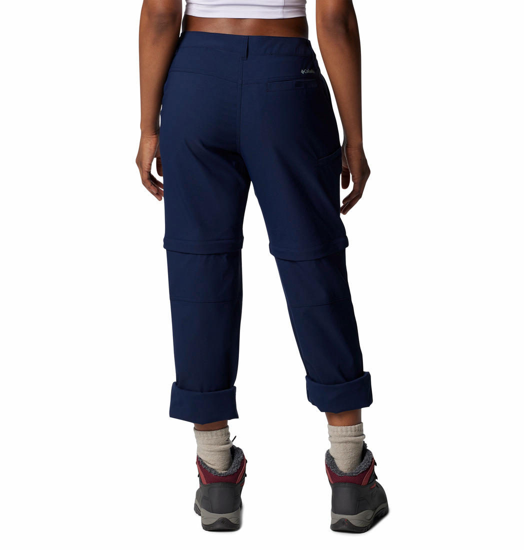 Columbia Womens Blue Leslie Falls Convertible Pant