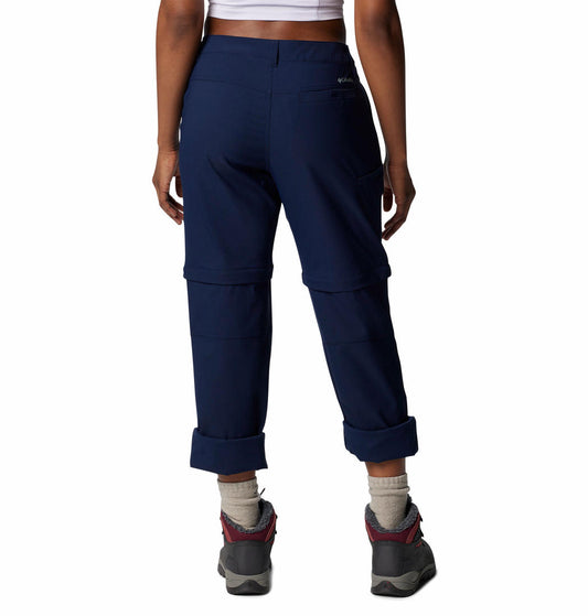 Columbia Womens Blue Leslie Falls Convertible Pant