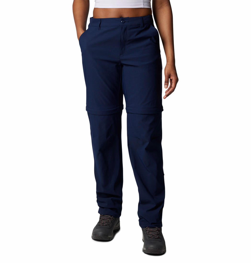Columbia Womens Blue Leslie Falls Convertible Pant
