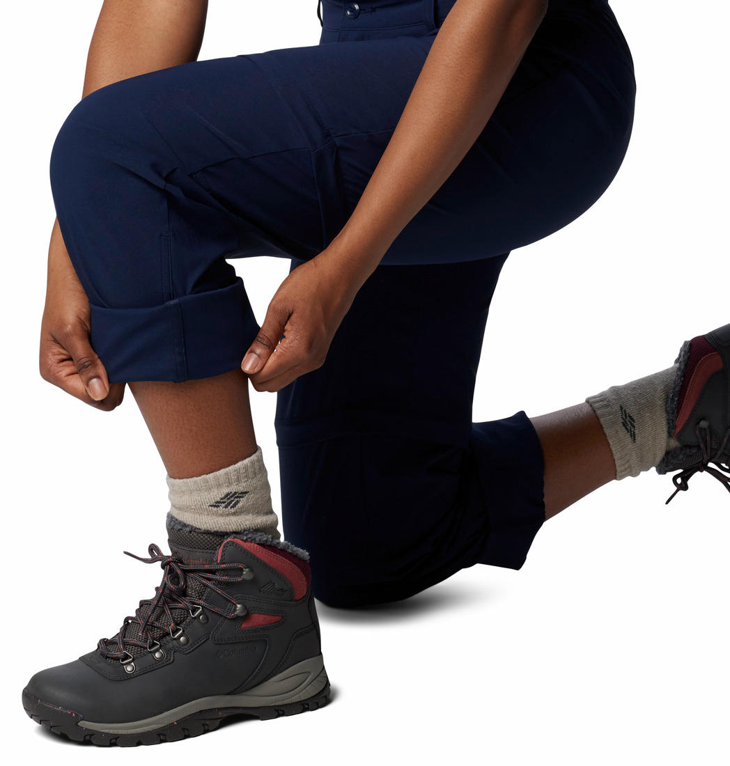 Columbia Womens Blue Leslie Falls Convertible Pant