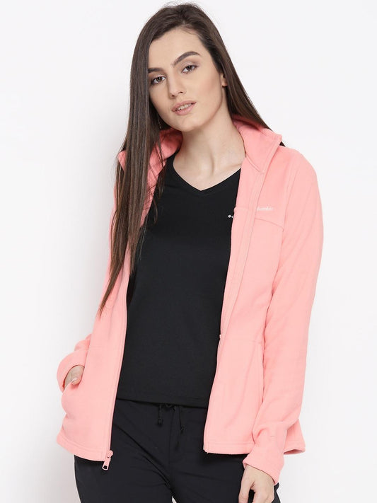 Columbia Women Orange Western Ridge Full Zip