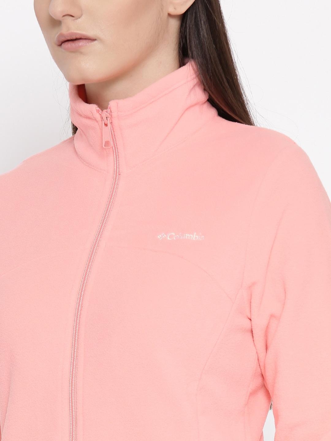 Columbia Women Orange Western Ridge Full Zip