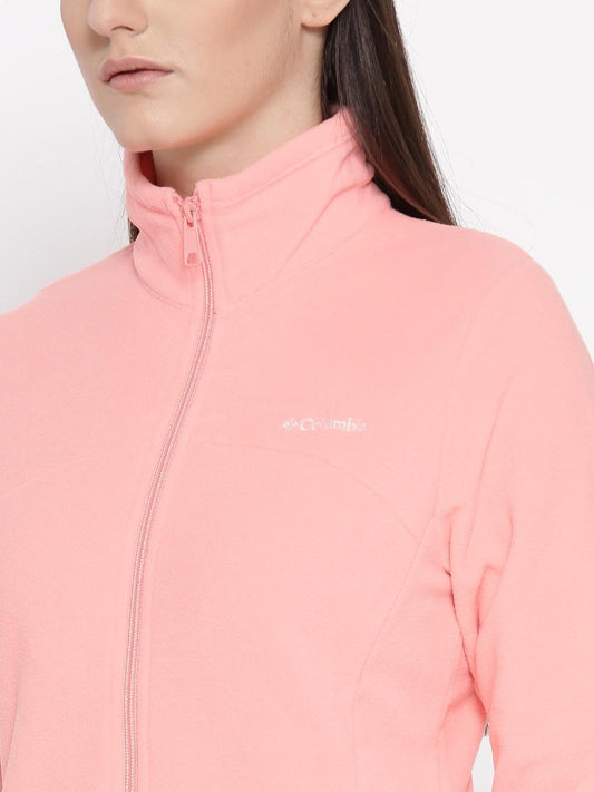 Columbia Women Orange Western Ridge Full Zip