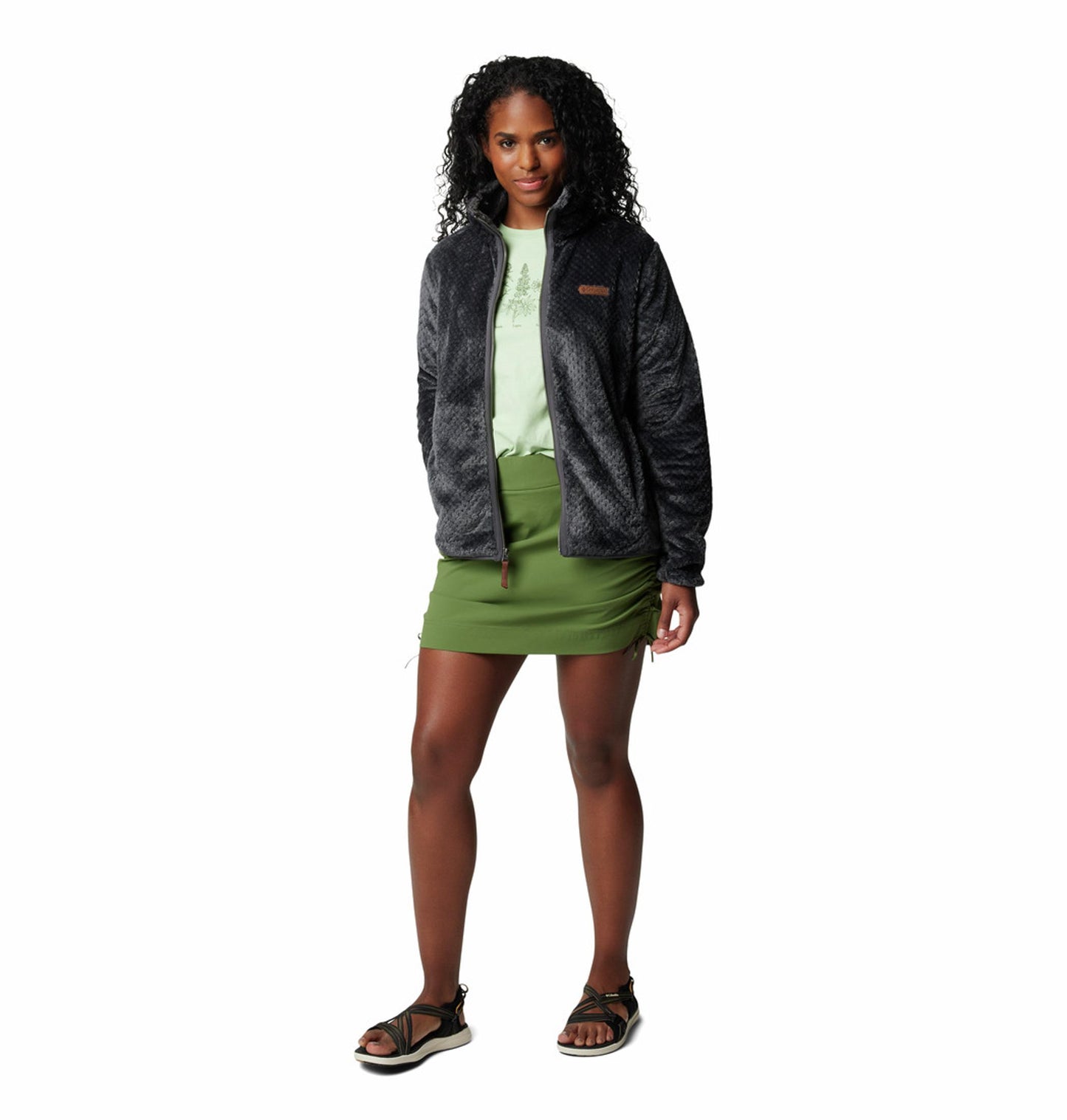 Columbia Women Black Fire Side II Sherpa Fleece Jacket