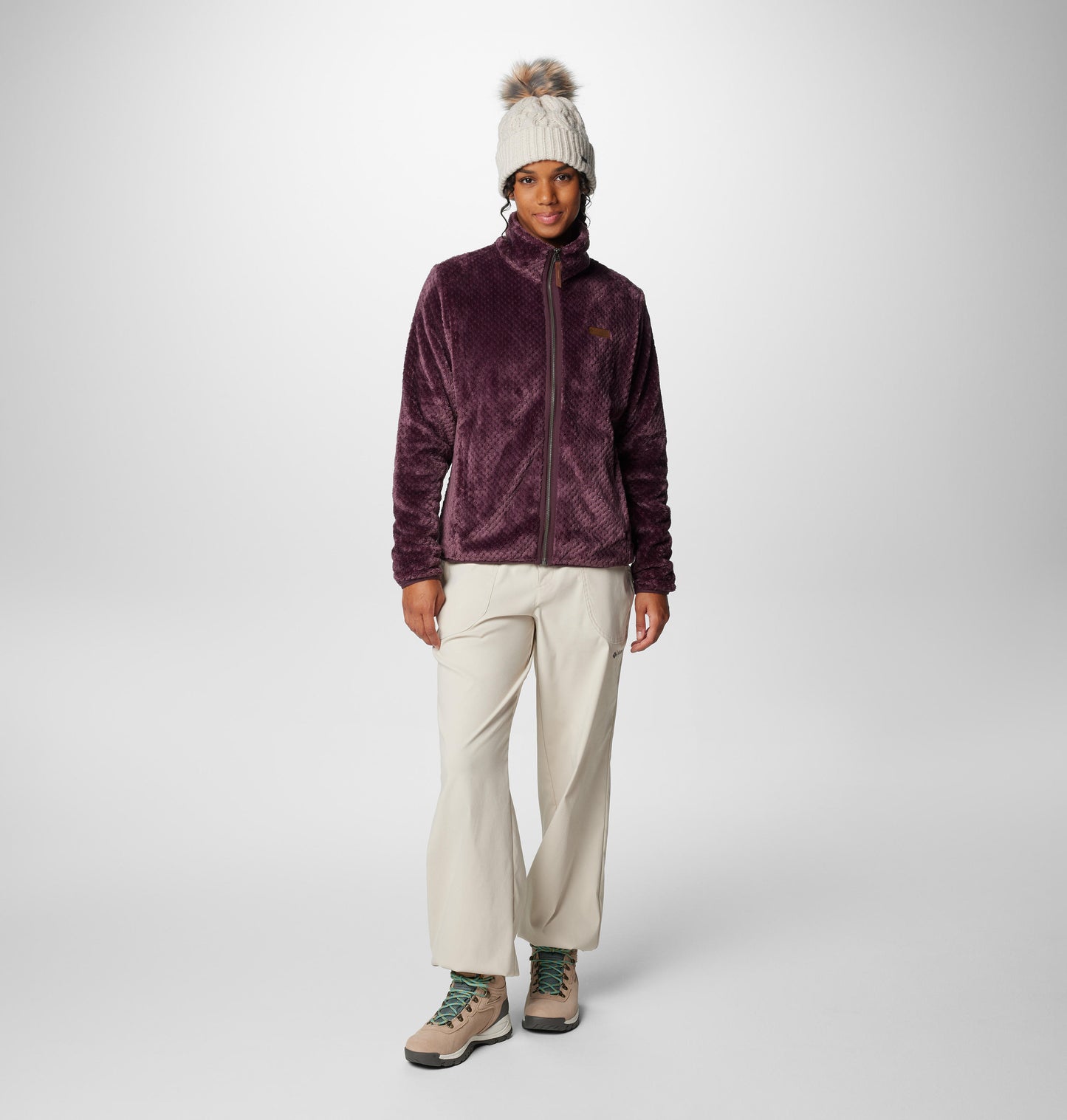 Columbia Women Red Fire Side II Sherpa Fleece Jacket