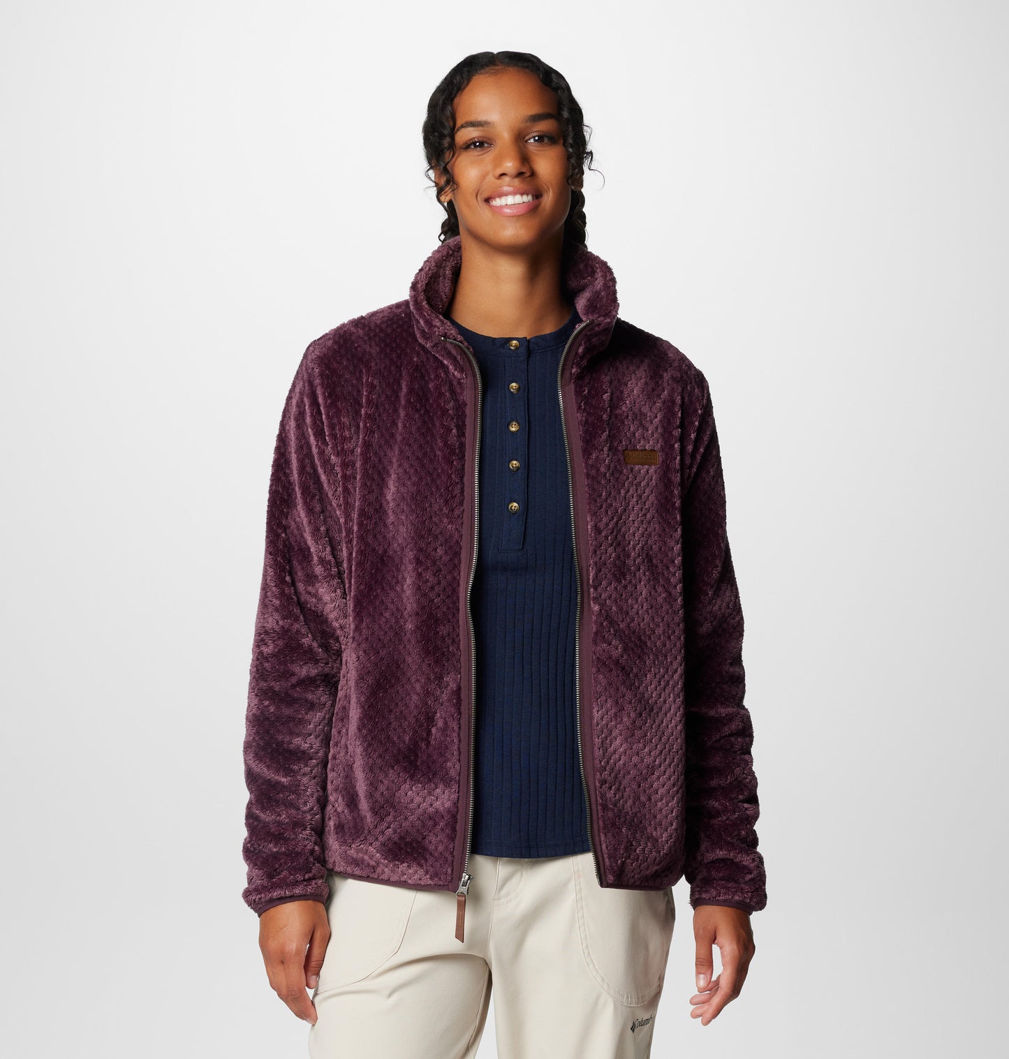 Columbia Women Red Fire Side II Sherpa Fleece Jacket