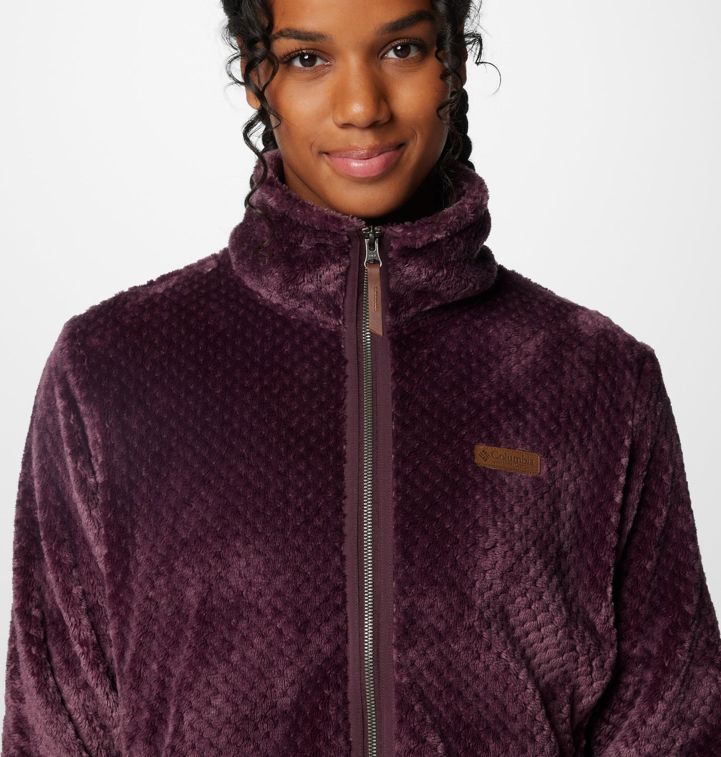 Columbia Women Red Fire Side II Sherpa Fleece Jacket