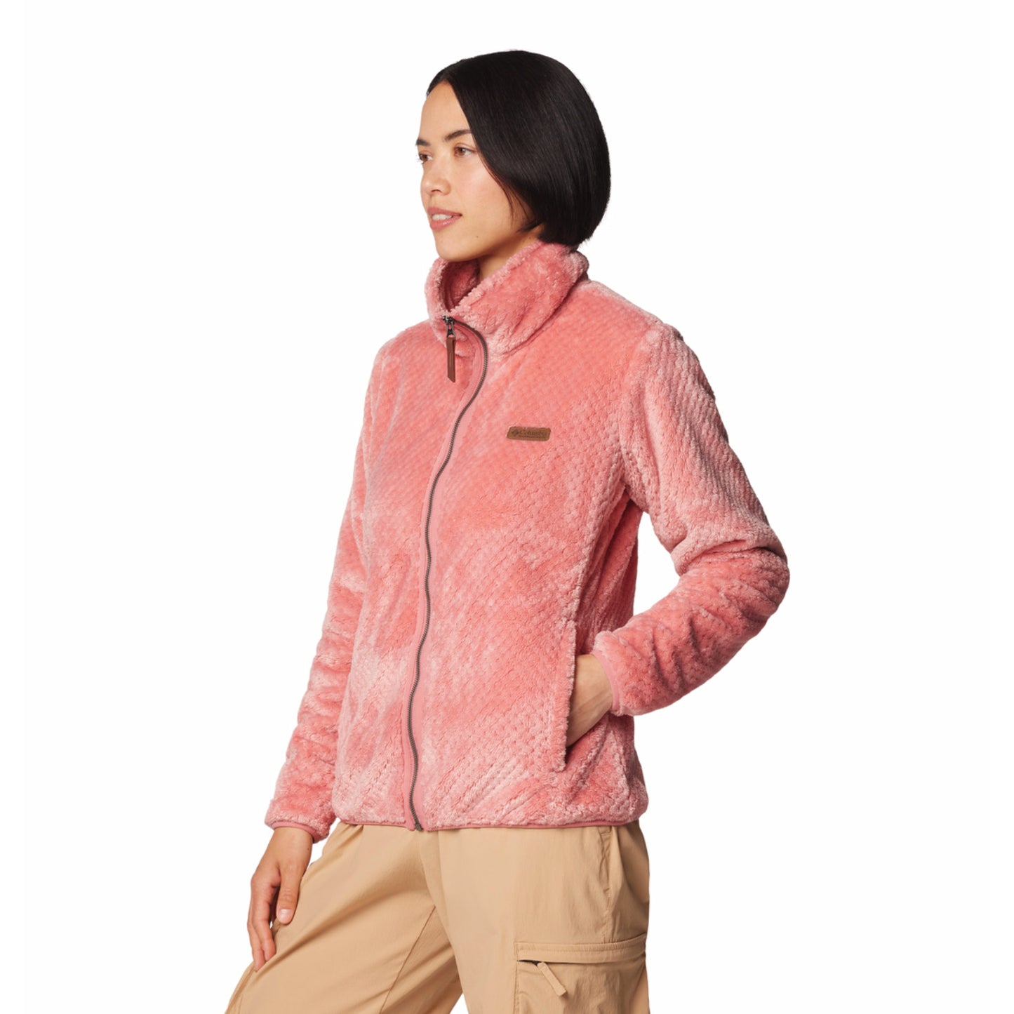 Columbia Women Pink Fire Side II Sherpa Fleece Jacket