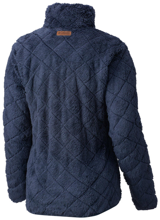 Columbia Women Navy Blue Fire Side Sherpa Full Zip