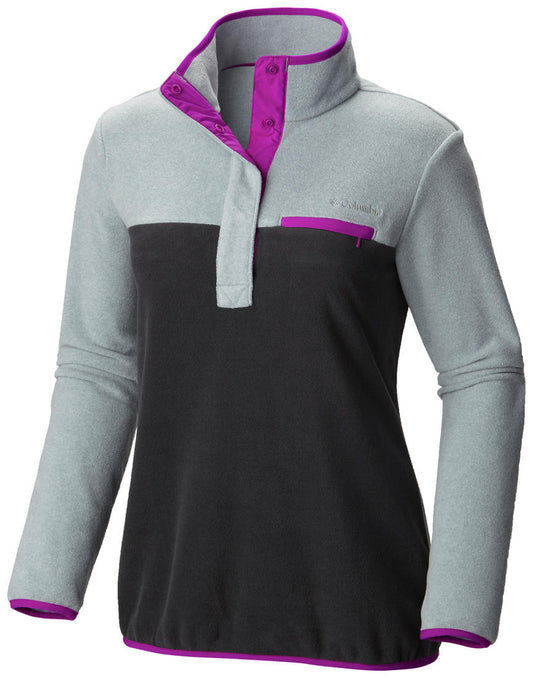 Columbia Women Black Mountain Side Pull Over