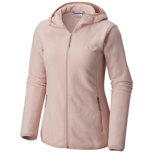 Columbia Women Red Fuller Ridge Hooded Fleece Jacket