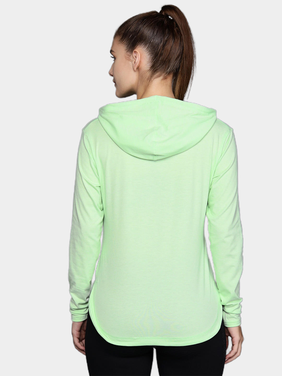 Columbia Women Green Sun Trek Hooded Pullover T-Shirt