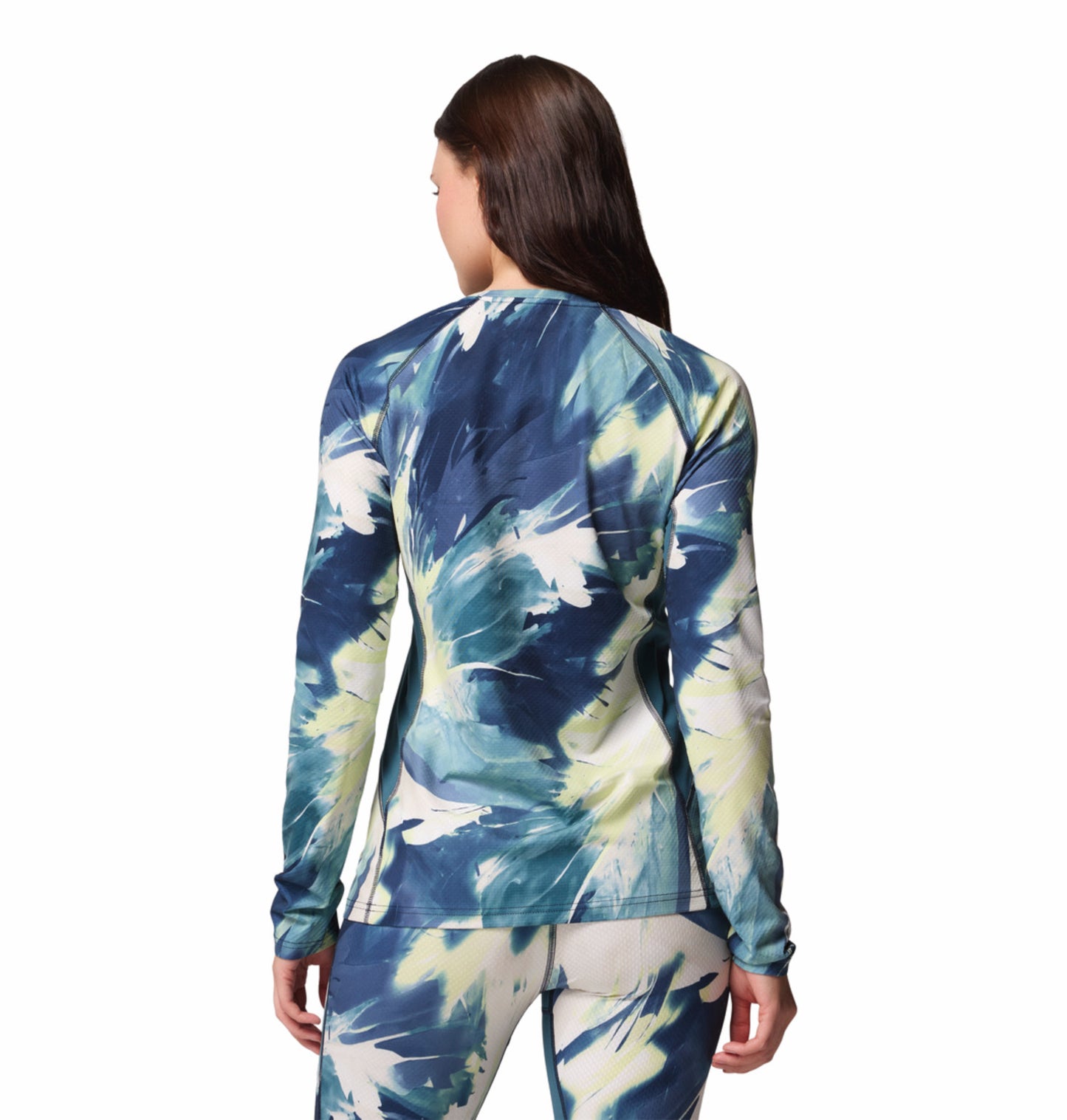 Columbia Women Blue Omni-Heat Inifnity Knit Crew Top (Non-Returnable)