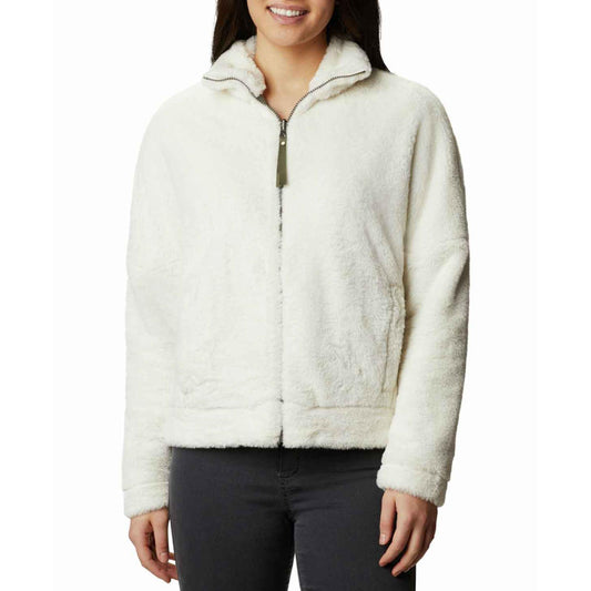 Columbia Women White Bundle Up Fleece Jacket