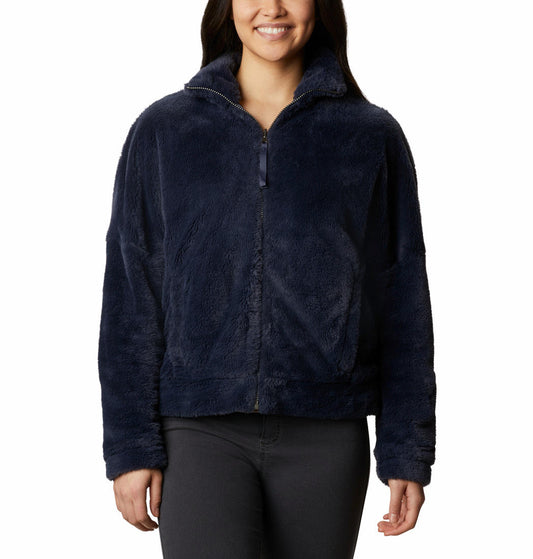 Columbia Women Navy Blue Bundle Up Full Zip Fleece