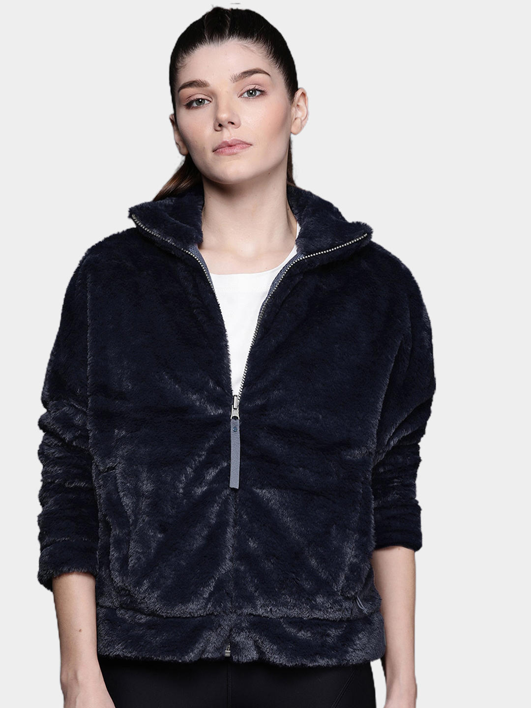 Columbia Women Blue Bundle Up Fleece Jacket