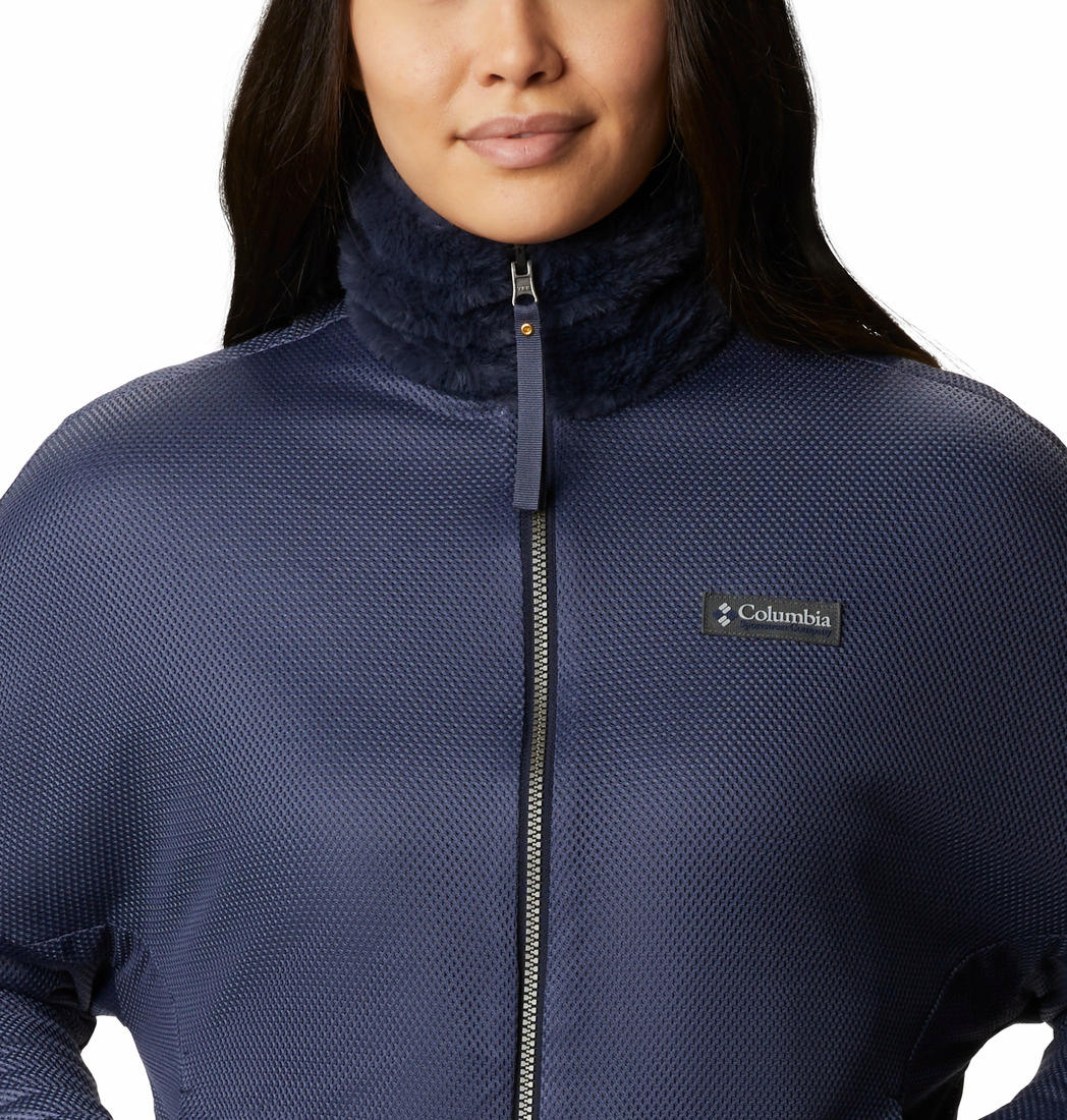 Columbia Women Blue Bundle Up Fleece Jacket