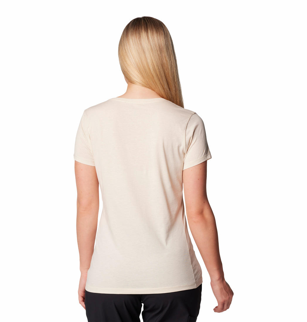 Columbia Womens White Daisy Days Short Sleeve Graphic Tee