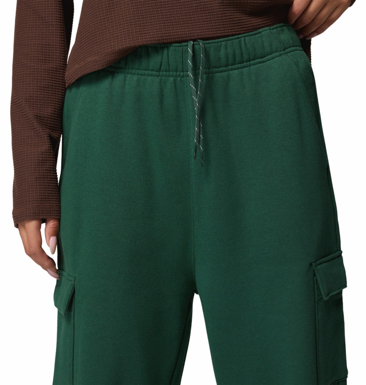 Columbia Women Green Aldermore Fleece Cargo Pant