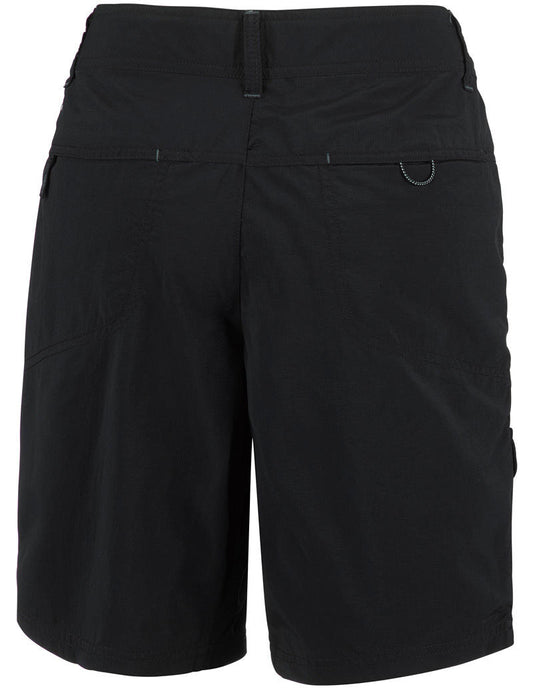 Columbia Women Black Silver Ridge Short (Sun Protection)