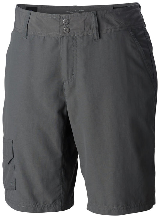 Columbia Women Grey Silver Ridge Short (Sun Protection)