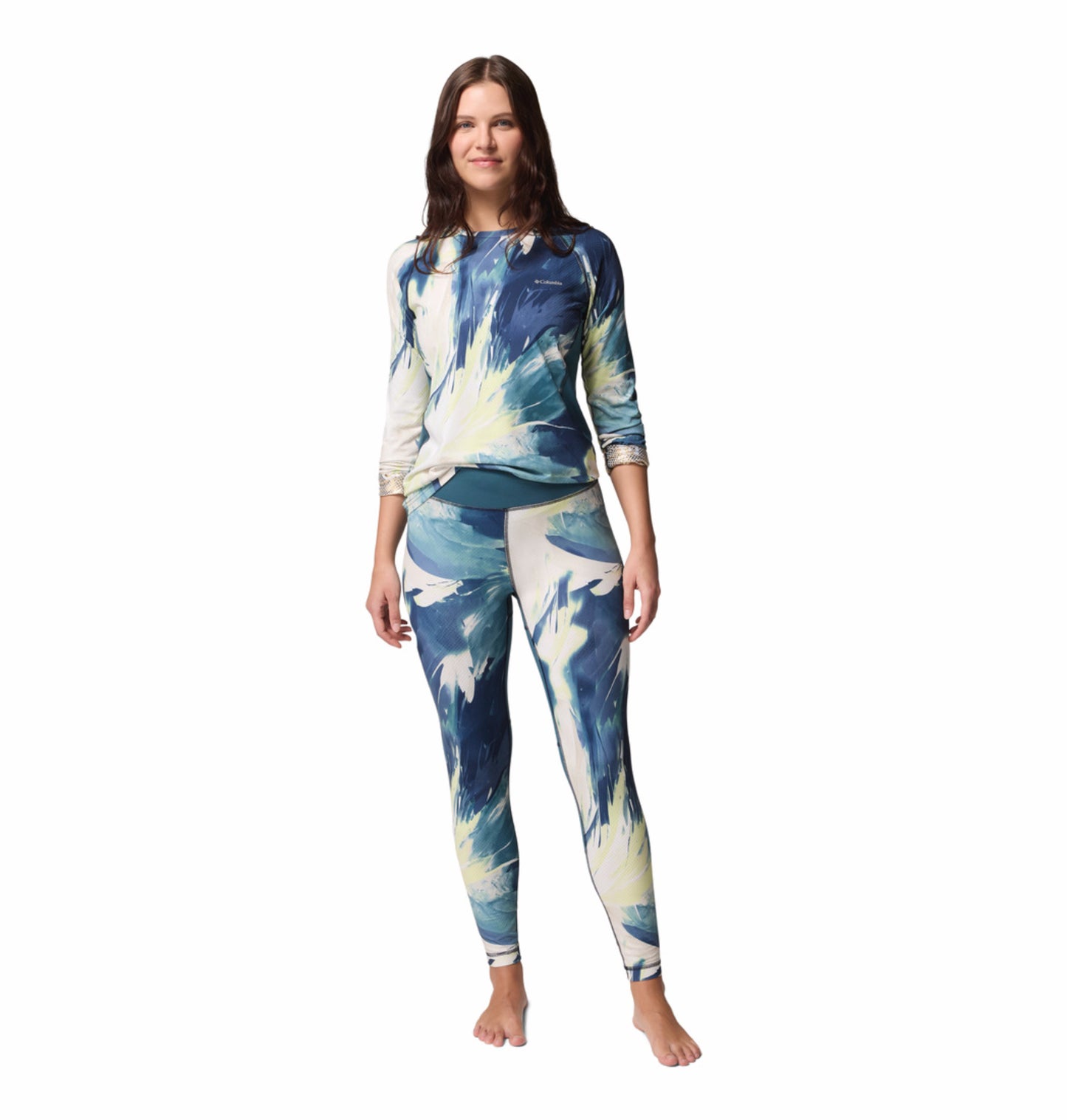 Columbia Women Blue Omni-Heat Inifnity Tight (Non-Returnable)