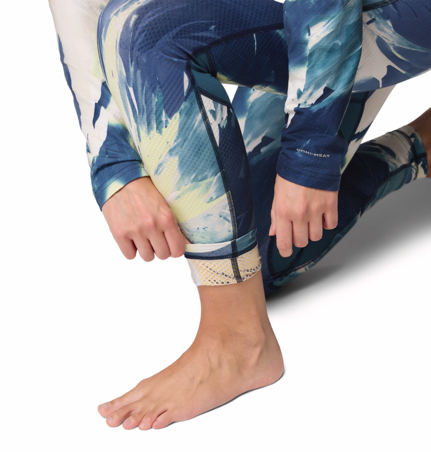 Columbia Women Blue Omni-Heat Inifnity Tight (Non-Returnable)