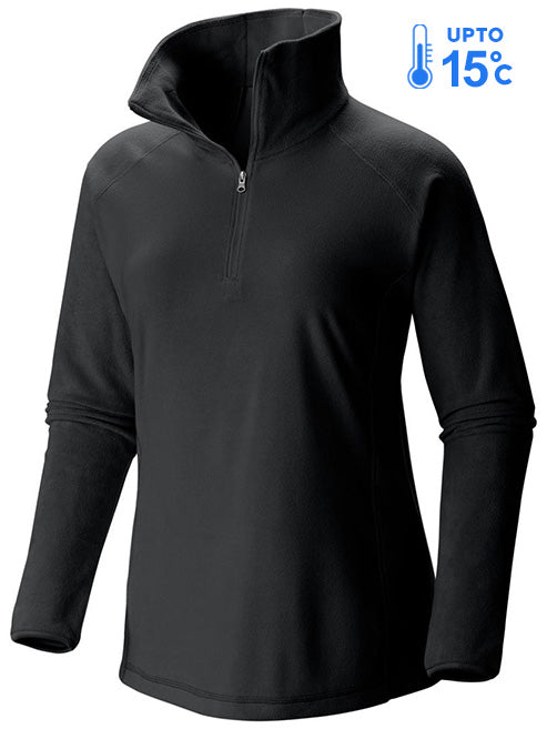 Columbia Women Black Glacial Fleece III 1/2 Zip