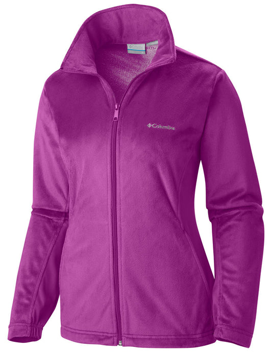 Columbia Women Purple Hotdots II Full Zip