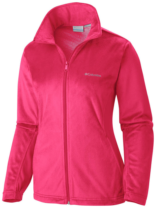Columbia Women Red Hotdots II Full Zip