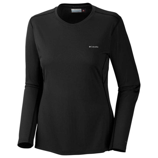Columbia Women Black Midweight II Long Sleeve Baselayer Top