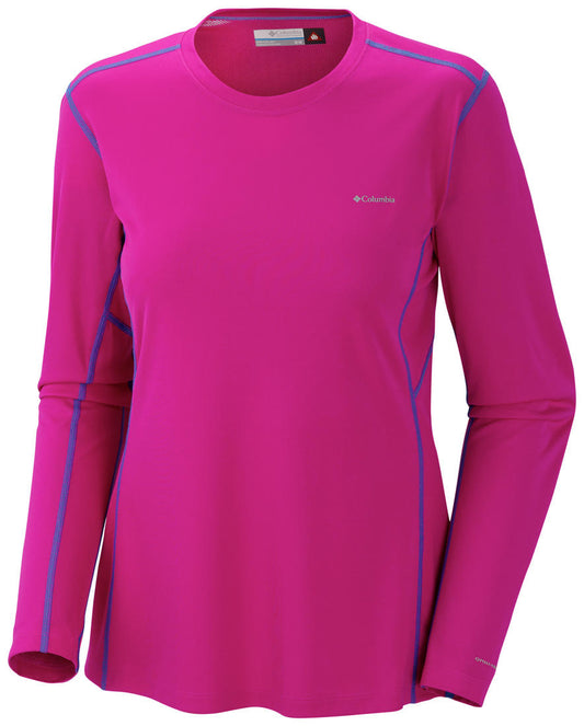 Columbia Women Red Midweight II Long Sleeve Baselayer Top