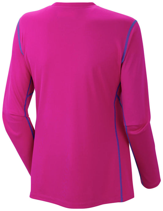 Columbia Women Red Midweight II Long Sleeve Baselayer Top