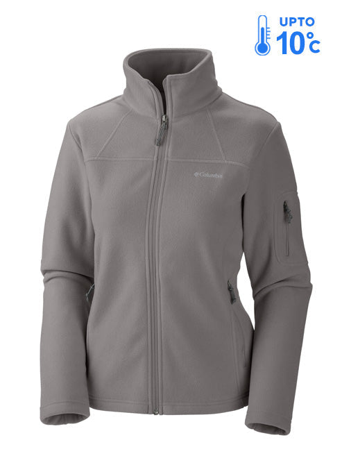 Columbia Women Black Fast Trek II Full Zip Fleece Jacket