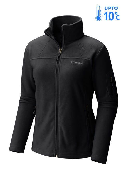 Columbia Women Black Fast Trek II Fleece Jacket