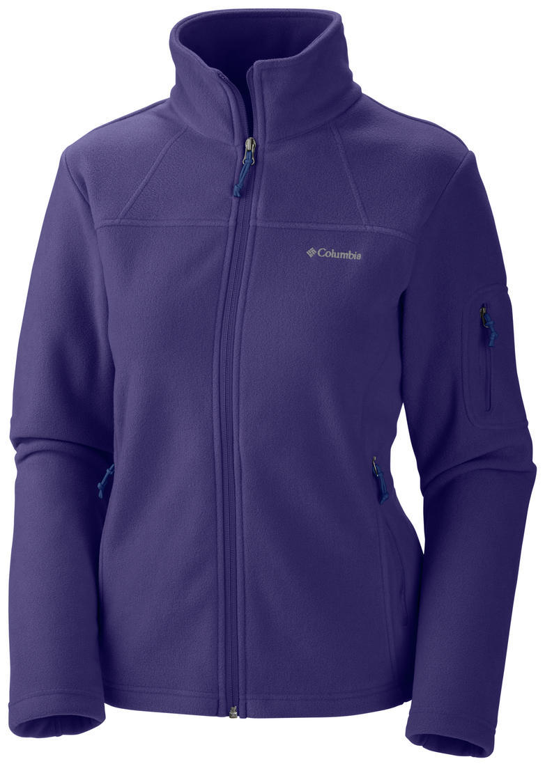 Columbia Women Purple Fast Trek II Fleece Jacket