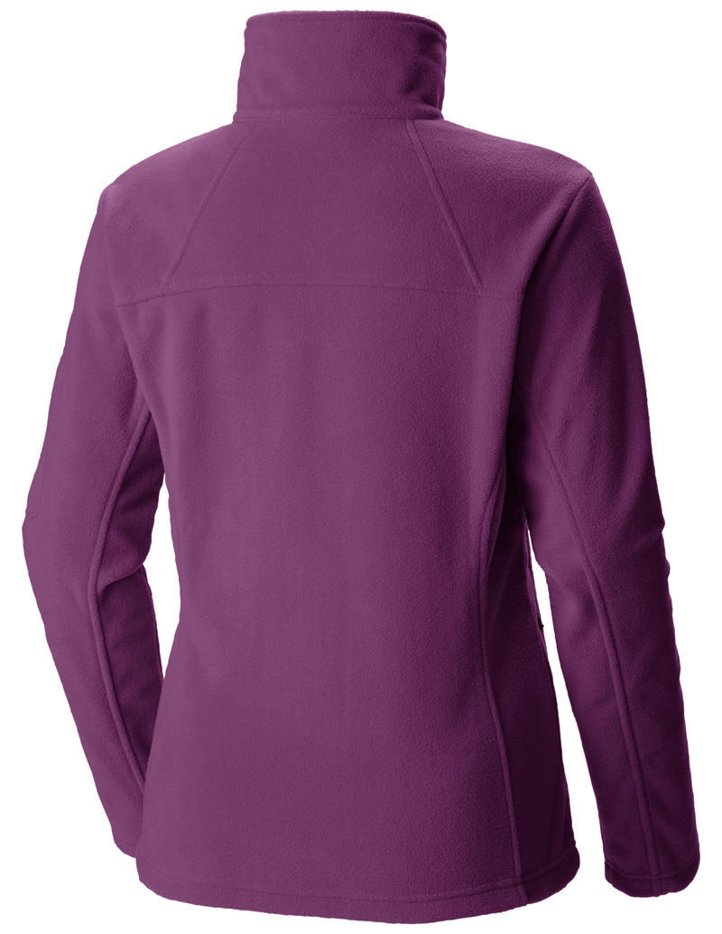 Columbia Women Purple Fast Trek II Full Zip Fleece Jacket