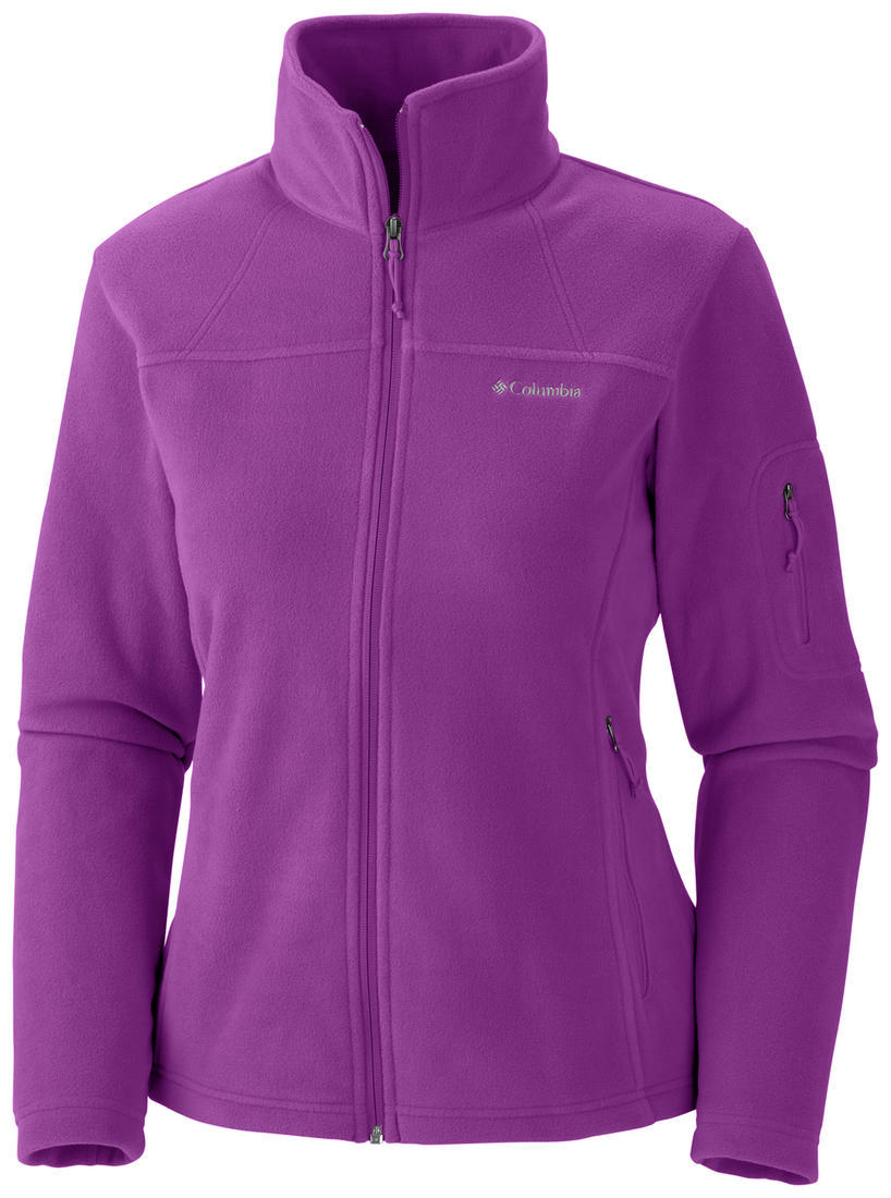 Columbia Women Purple Fast Trek II Fleece Jacket