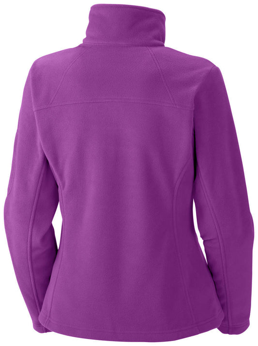 Columbia Women Purple Fast Trek II Full Zip Fleece Jacket