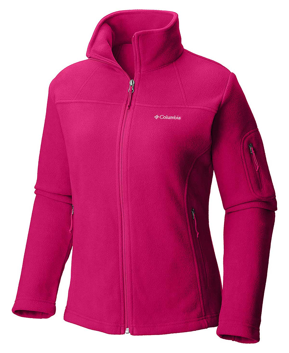 Columbia Women Red Fast Trek II Fleece Jacket