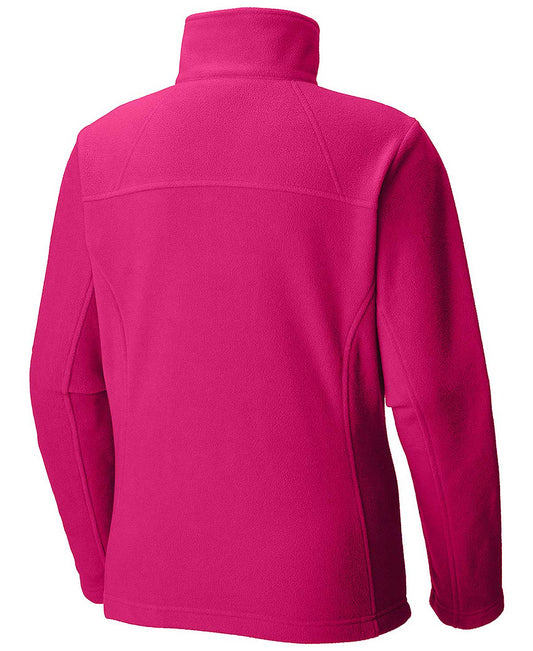 Columbia Women Red Fast Trek II Full Zip Fleece Jacket