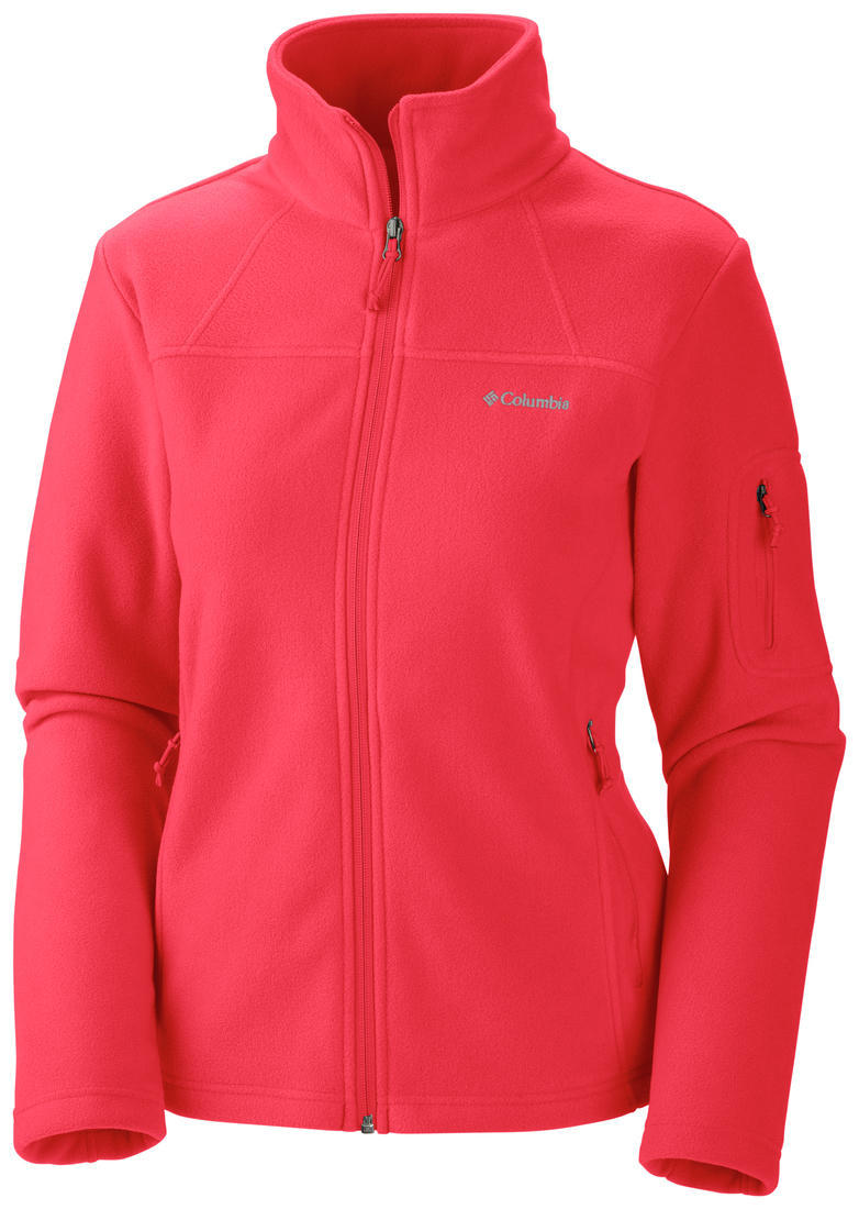 Columbia Women Red Fast Trek II Fleece Jacket