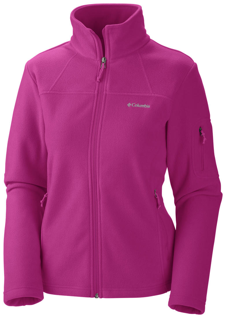 Columbia Women Red Fast Trek II Fleece Jacket